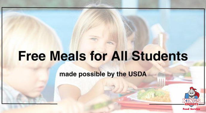 Free Meals for All Kings Students